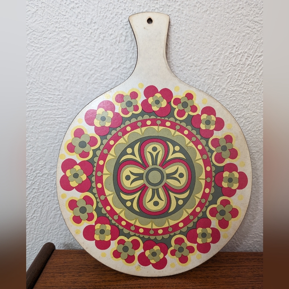 Vintage Swedish bread cheese cutting board